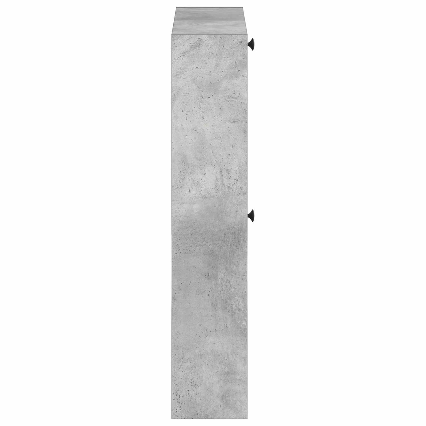 Vegghengt skoskap EDE 71 x 17 x 86 cm Konstruert tre Betonggrå
