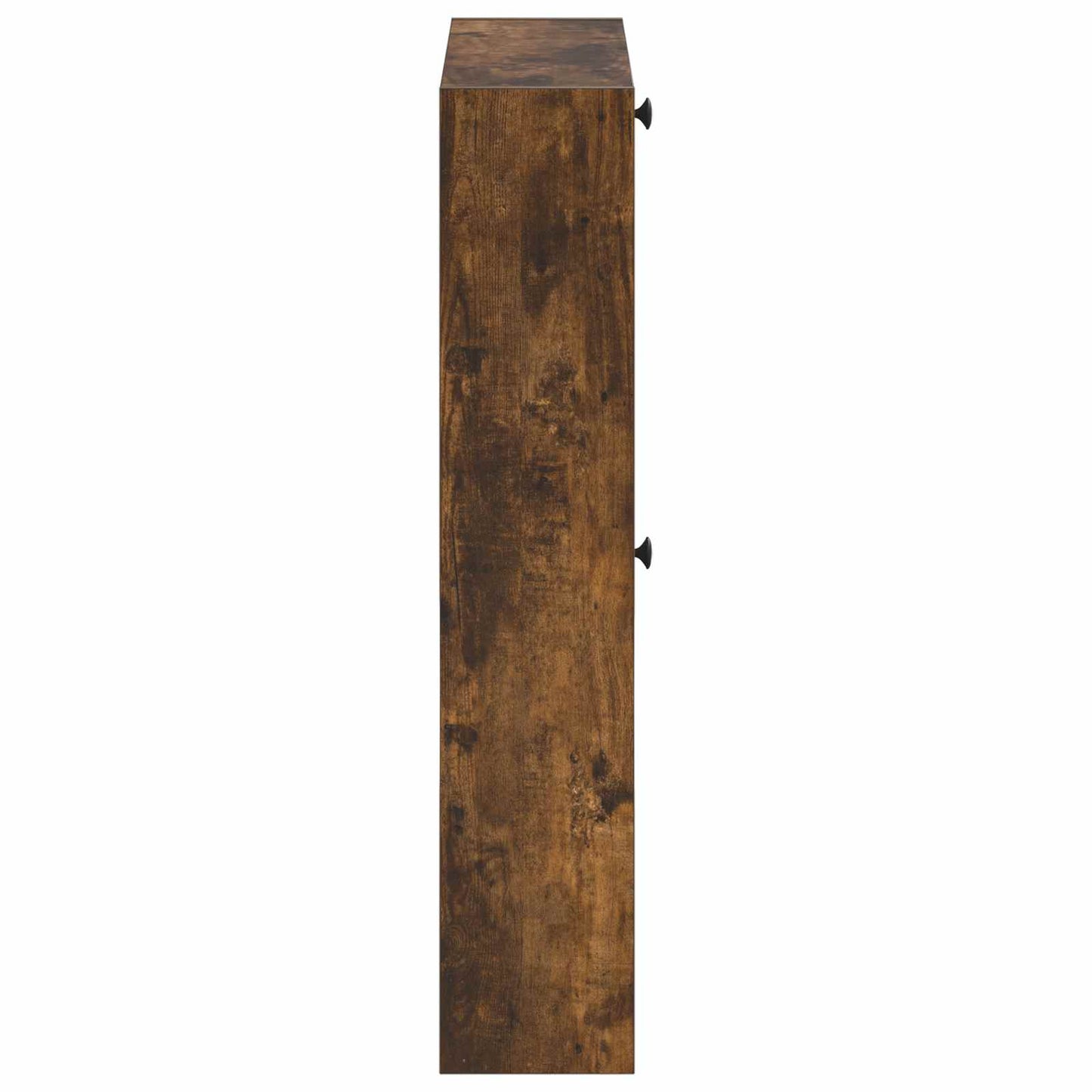 Vegghengt skoskap EDE 71 x 17 x 86 cm Konstruert tre Røkt Eik