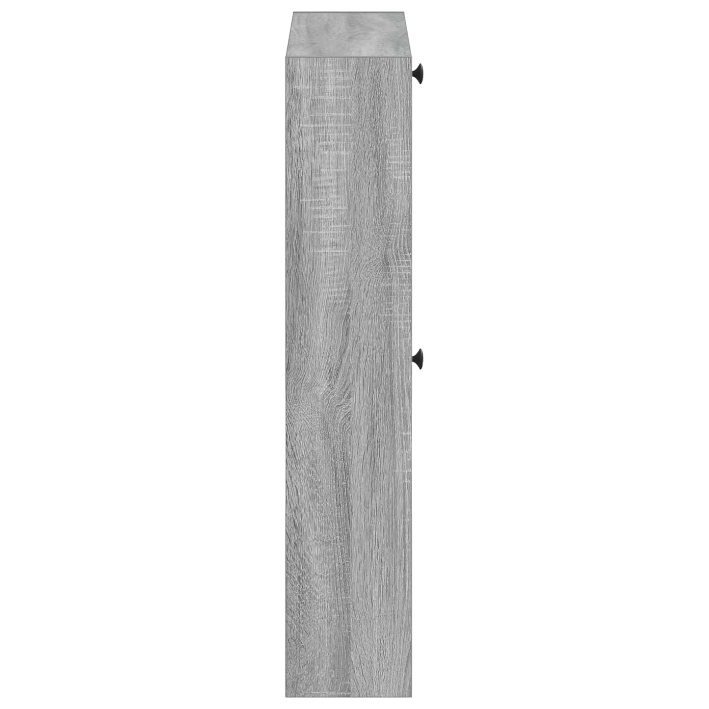 Vegghengt skoskap EDE 71 x 17 x 86 cm Konstruert tre Grå Sonoma