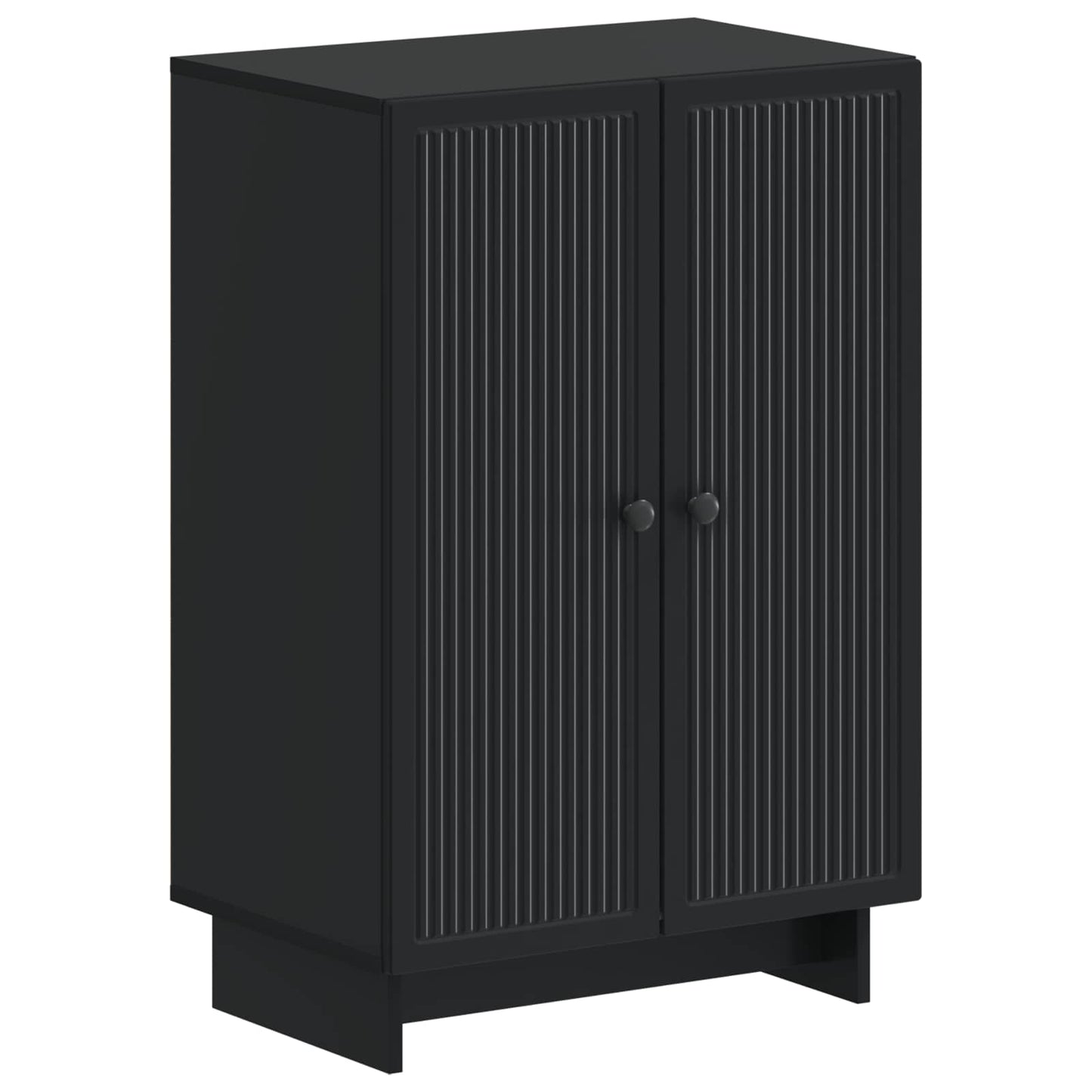 Sko Skap EDE 59,5 x 39,5 x 90 cm Konstruert tre Svart
