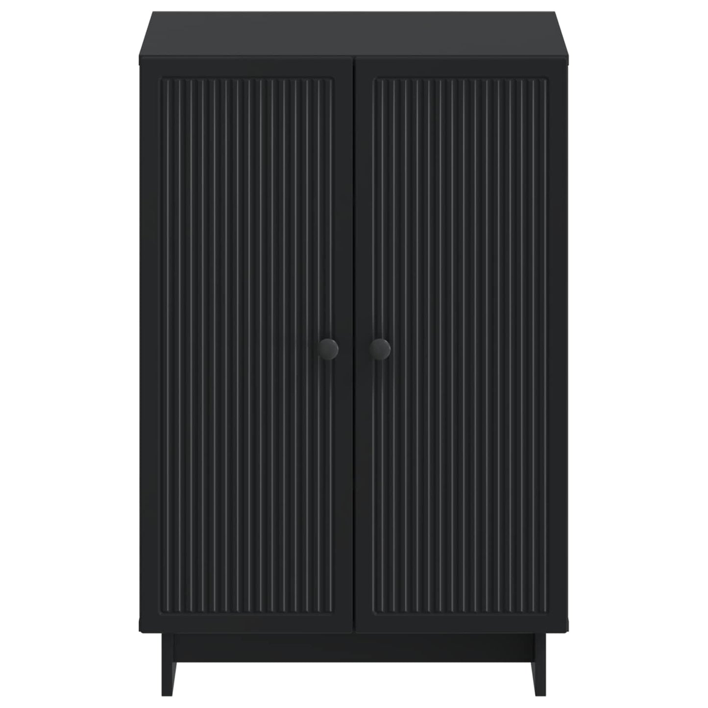 Sko Skap EDE 59,5 x 39,5 x 90 cm Konstruert tre Svart