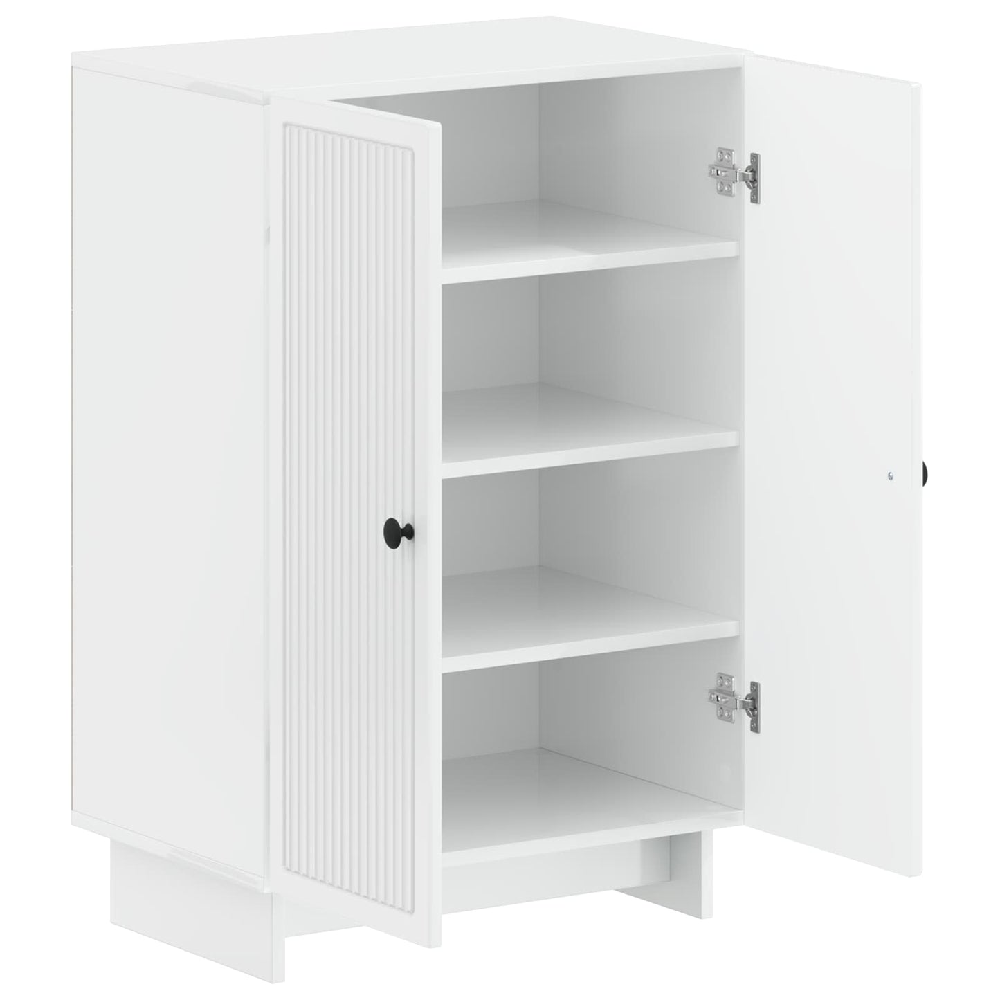Sko Skap EDE 59,5 x 39,5 x 90 cm Konstruert tre Høgglans hvit