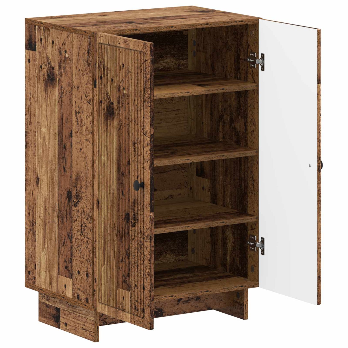 Sko Skap EDE 59,5 x 39,5 x 90 cm Konstruert tre Gammelt tre