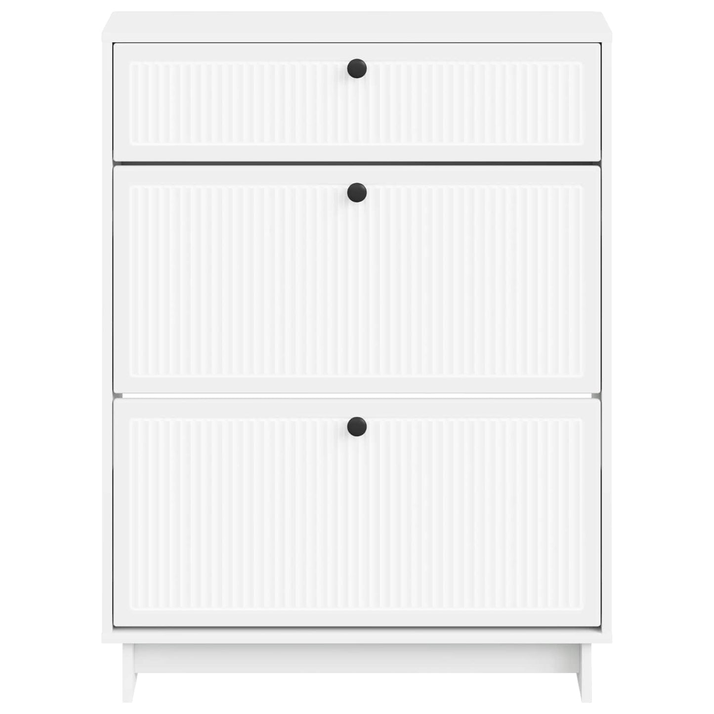 Sko Skap EDE 78 x 24 x 103 cm Konstruert tre Hvit