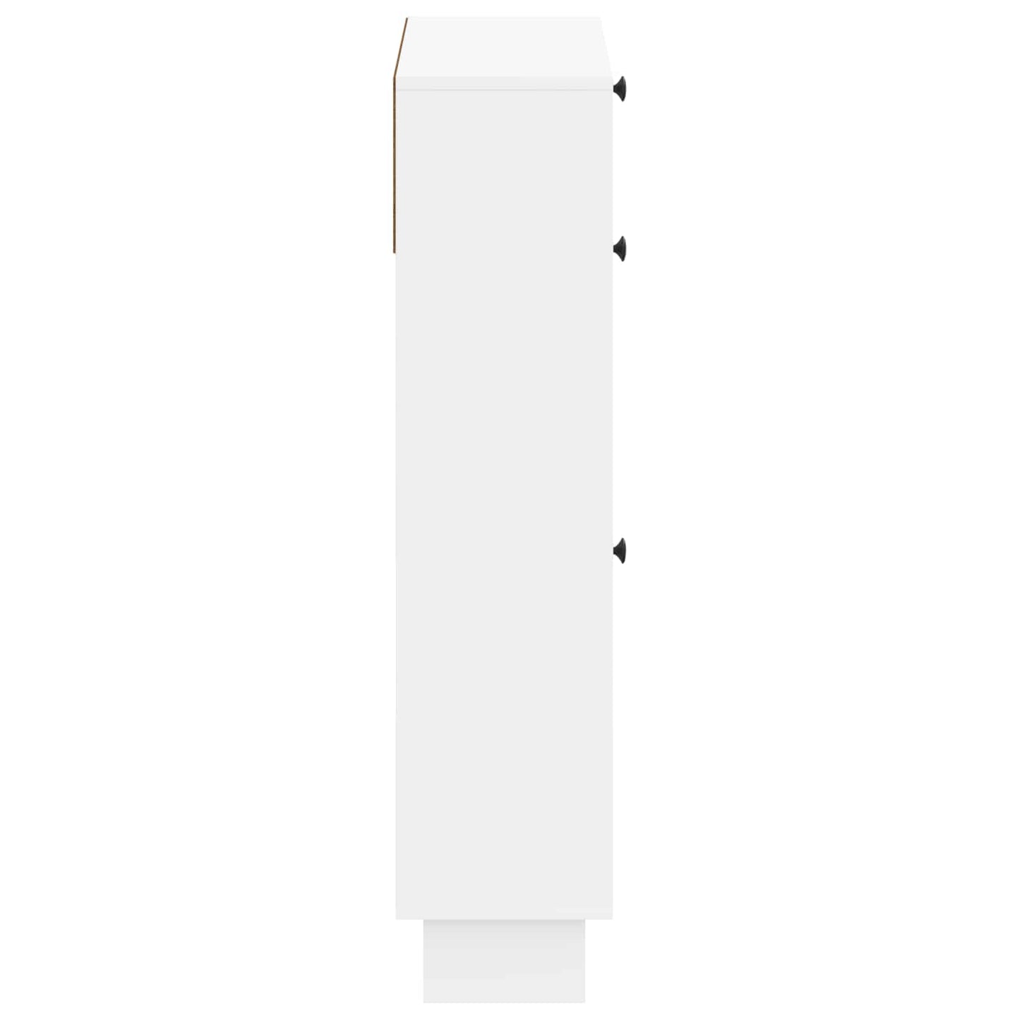 Sko Skap EDE 78 x 24 x 103 cm Konstruert tre Hvit