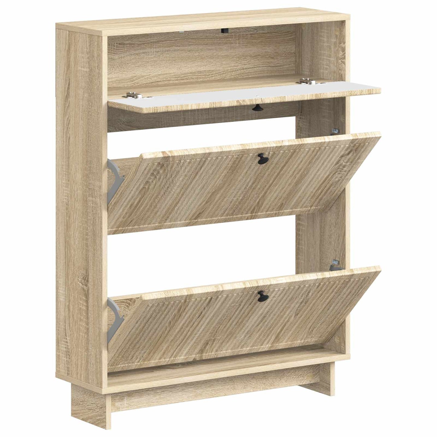 Sko Skap EDE 78 x 24 x 103 cm Konstruert tre Sonoma eik