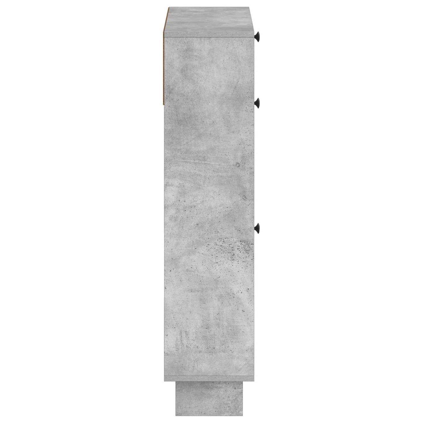 Sko Skap EDE 78 x 24 x 103 cm Konstruert tre Betonggrå