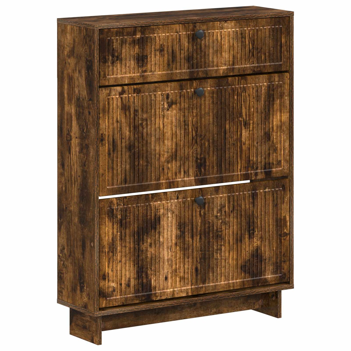 Sko Skap EDE 78 x 24 x 103 cm Konstruert tre Røkt Eik