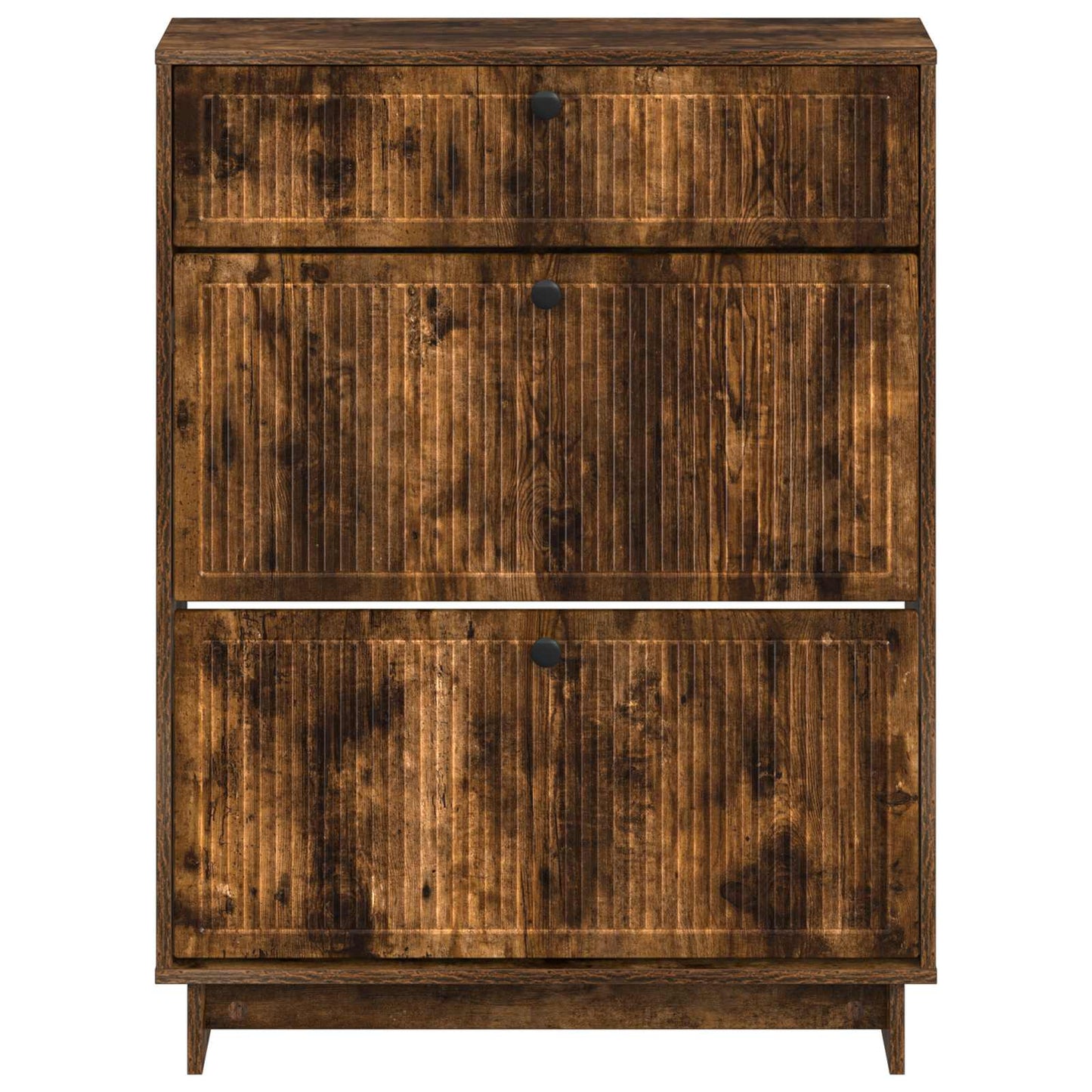 Sko Skap EDE 78 x 24 x 103 cm Konstruert tre Røkt Eik