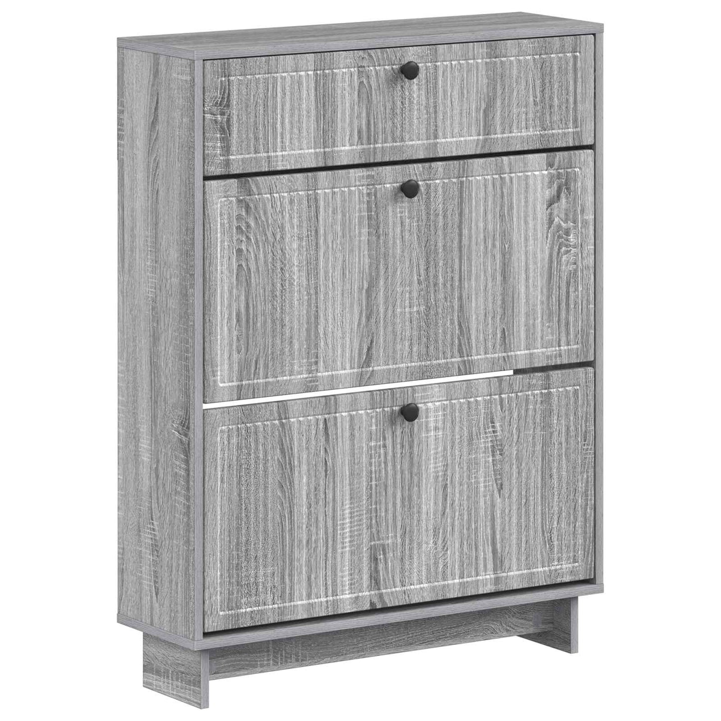 Sko Skap EDE 78 x 24 x 103 cm Konstruert tre Grå Sonoma