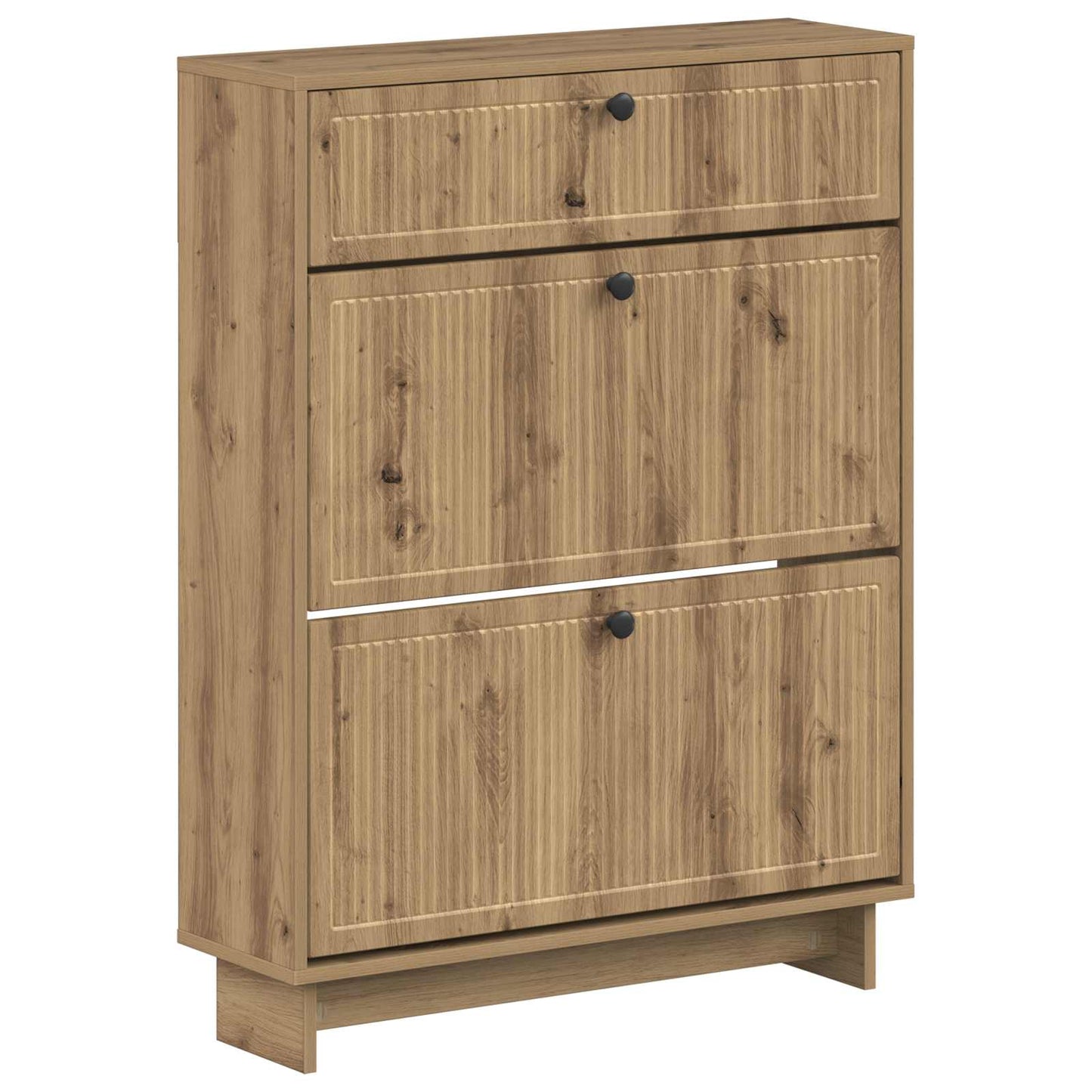 Sko Skap EDE 78 x 24 x 103 cm Konstruert tre Artisan eik
