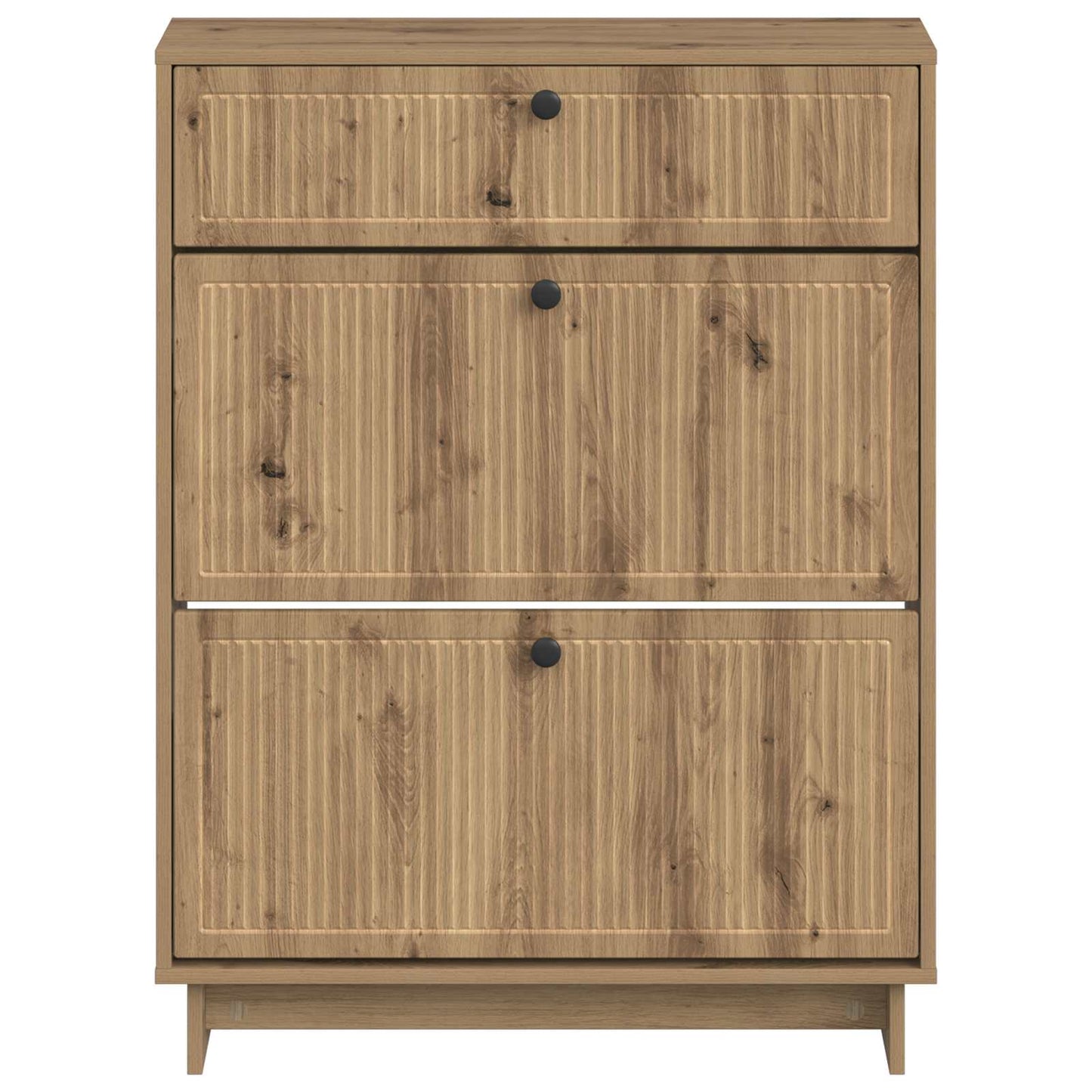Sko Skap EDE 78 x 24 x 103 cm Konstruert tre Artisan eik