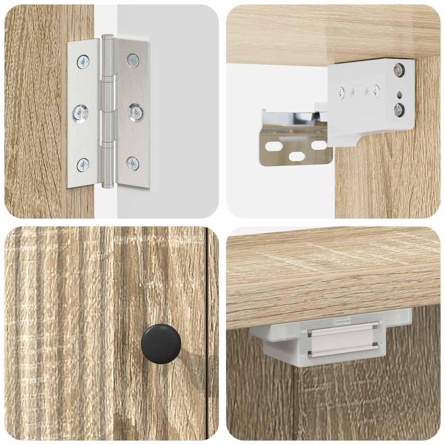 Dartbrettskap EDE Sonoma eik 52,5 x 10,5 x 53,5 cm