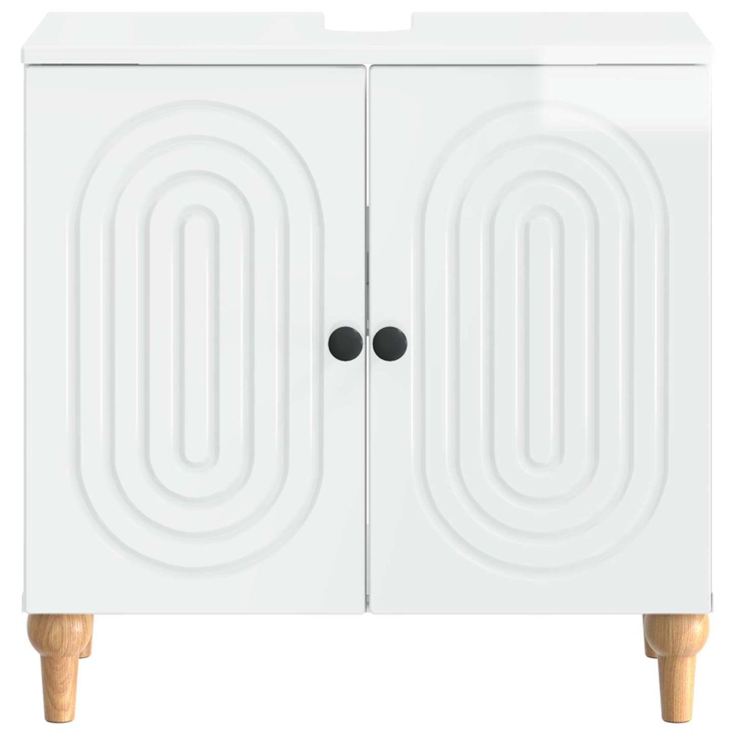 Baderomsvaskeskap ALKMAAR Høgglans hvit 59,5 x 31,5 x 59 cm