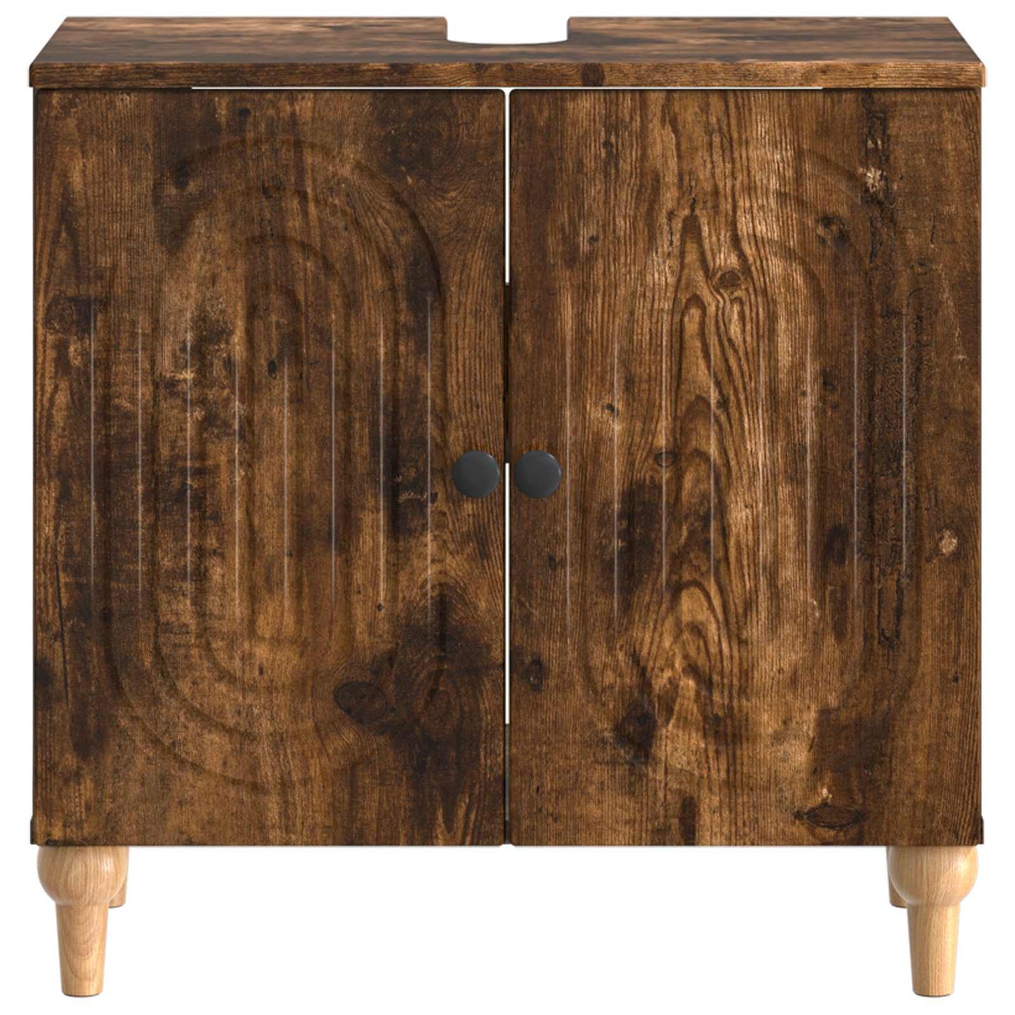 Baderomsvaskeskap ALKMAAR Røkt Eik 59,5 x 31,5 x 59 cm