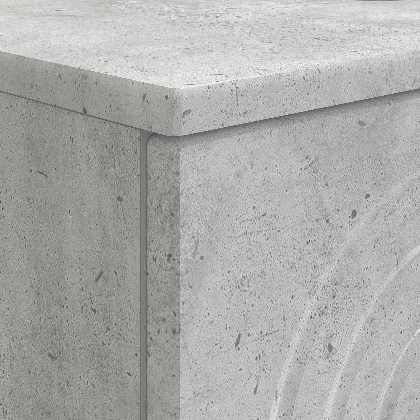 Baderomsvaskeskap ALKMAAR Betonggrå 82 x 41 x 59 cm