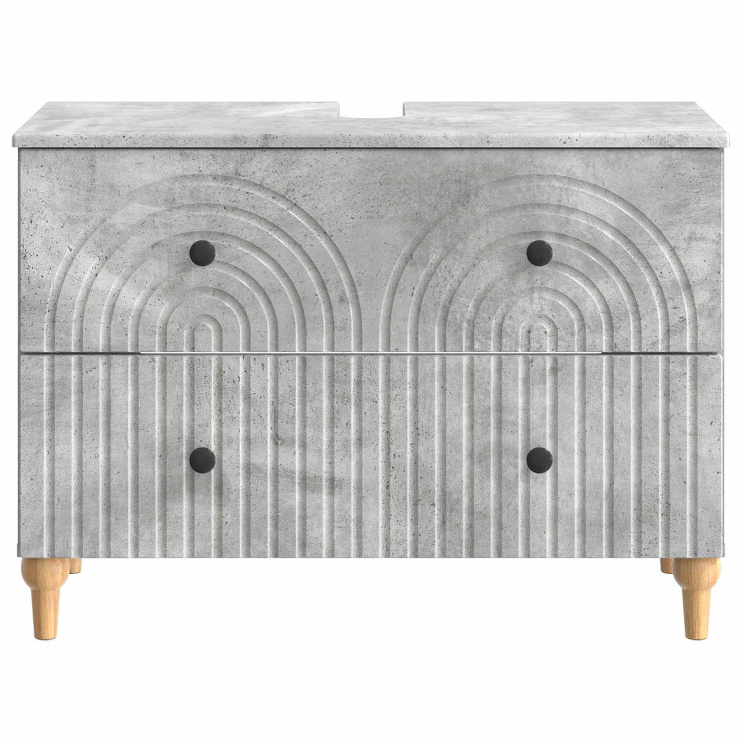 Baderomsvaskeskap ALKMAAR Betonggrå 82 x 41 x 59 cm