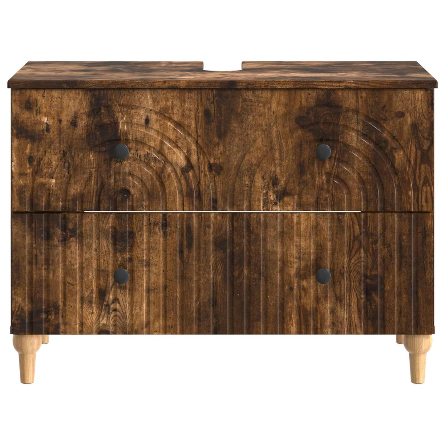 Baderomsvaskeskap ALKMAAR Røkt Eik 82 x 41 x 59 cm