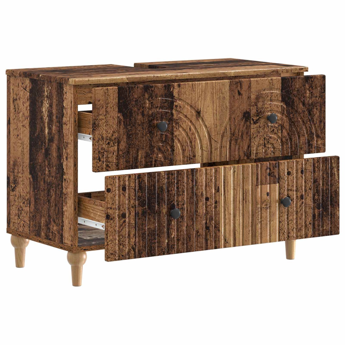 Baderomsvaskeskap ALKMAAR Gammelt tre 82 x 41 x 59 cm