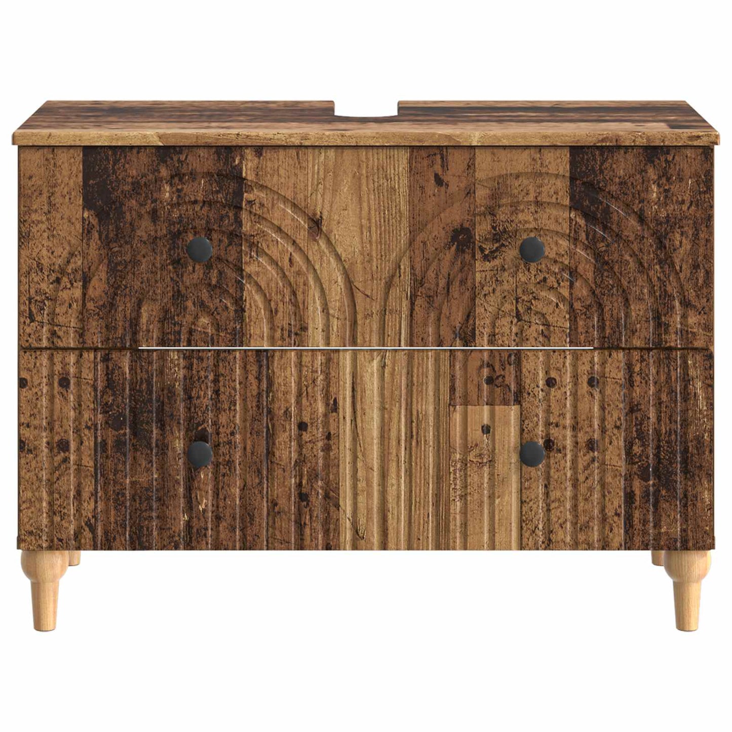 Baderomsvaskeskap ALKMAAR Gammelt tre 82 x 41 x 59 cm