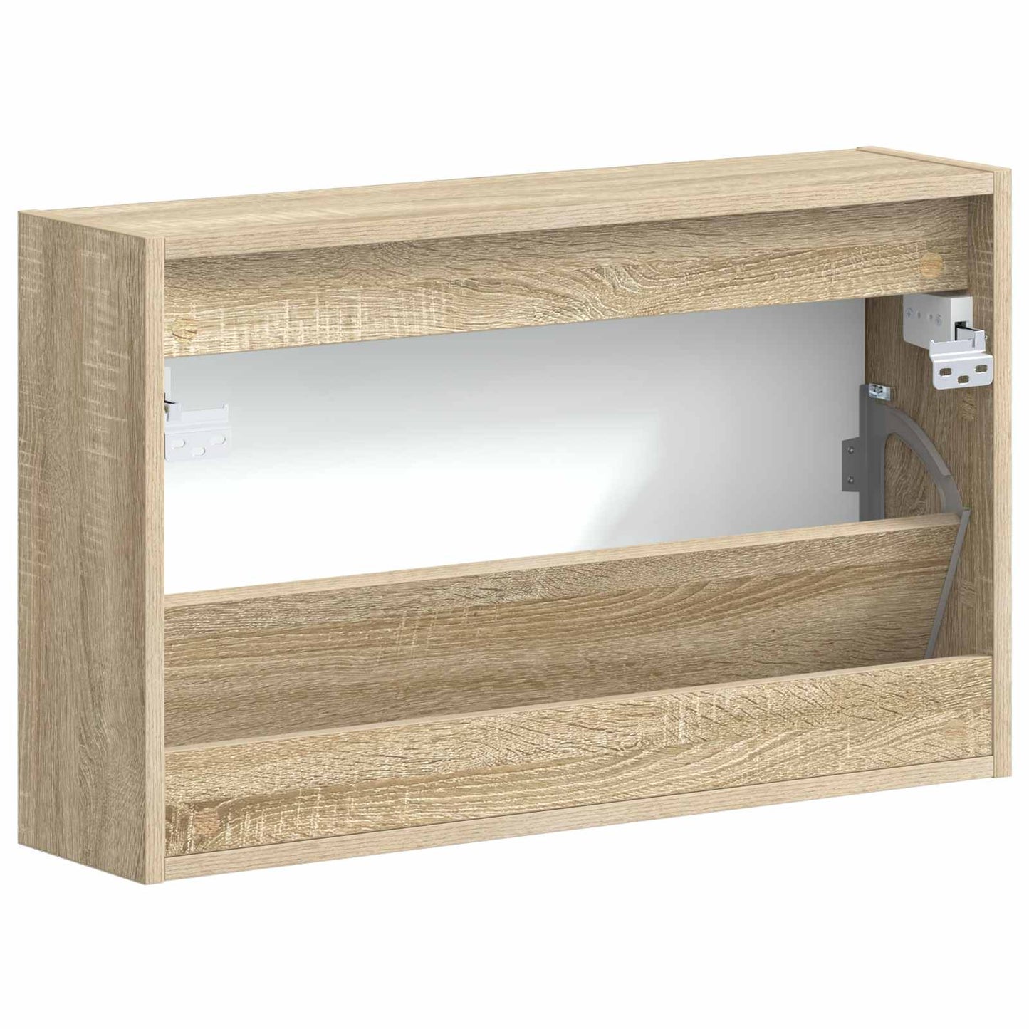 Vegghengt skoskap ALKMAAR 71 x 17 x 43 cm Konstruert tre