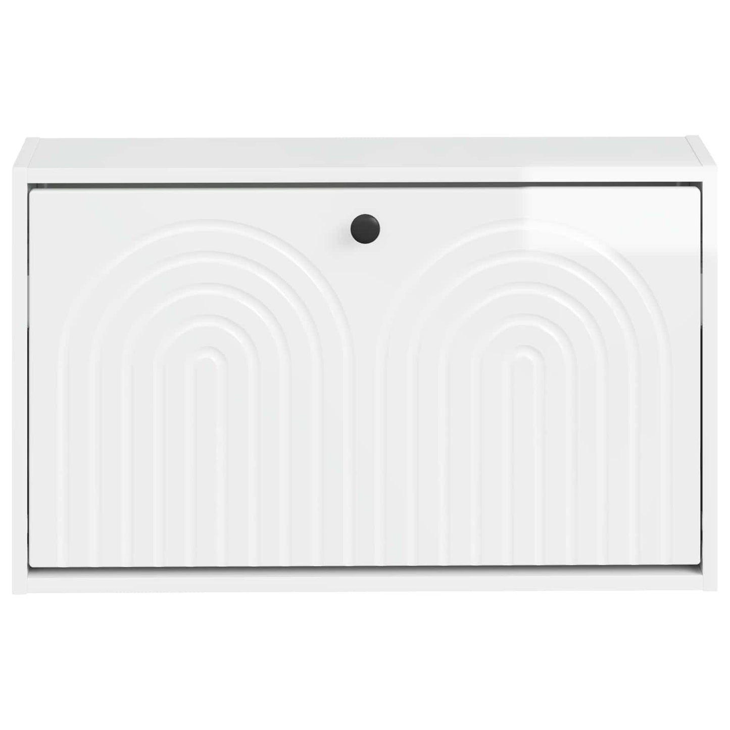 Vegghengt skoskap ALKMAAR 71 x 17 x 43 cm Konstruert tre