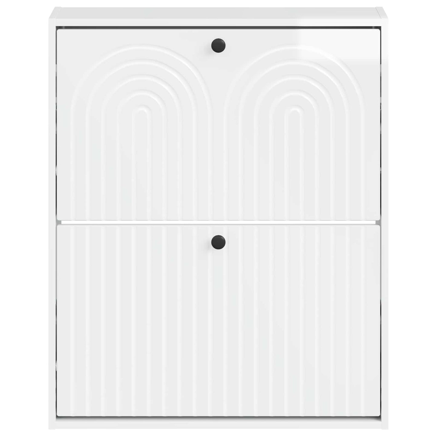 Vegghengt skoskap ALKMAAR 71 x 17 x 86 cm Konstruert tre