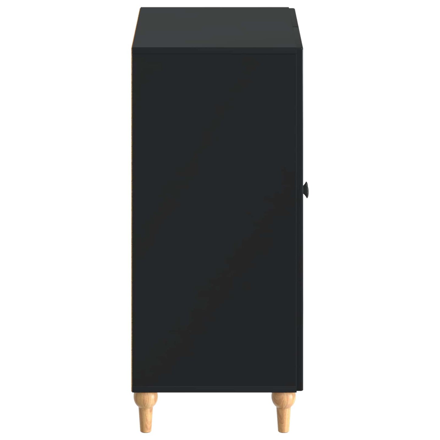 Sko Skap ALKMAAR 59,5 x 39,5 x 90 cm Konstruert tre Svart