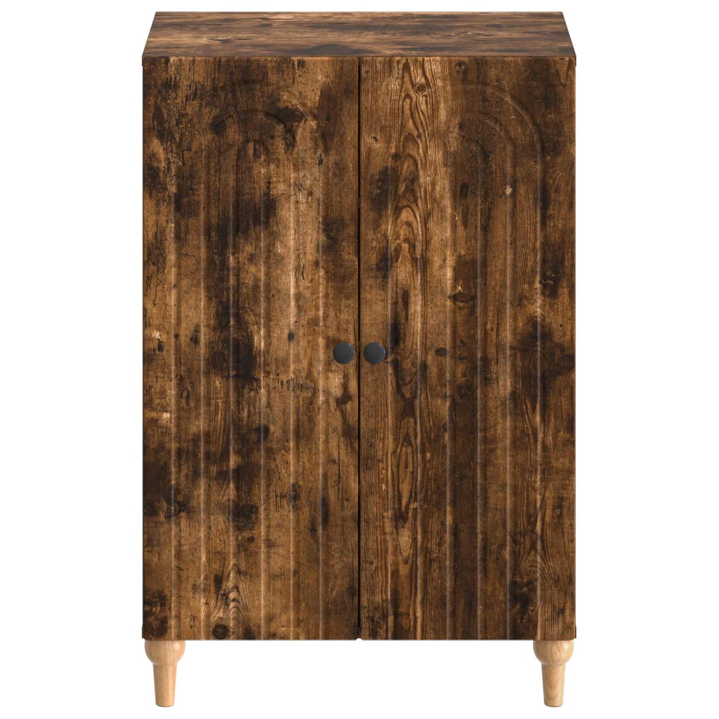 Sko Skap ALKMAAR 59,5 x 39,5 x 90 cm Konstruert tre Røkt Eik