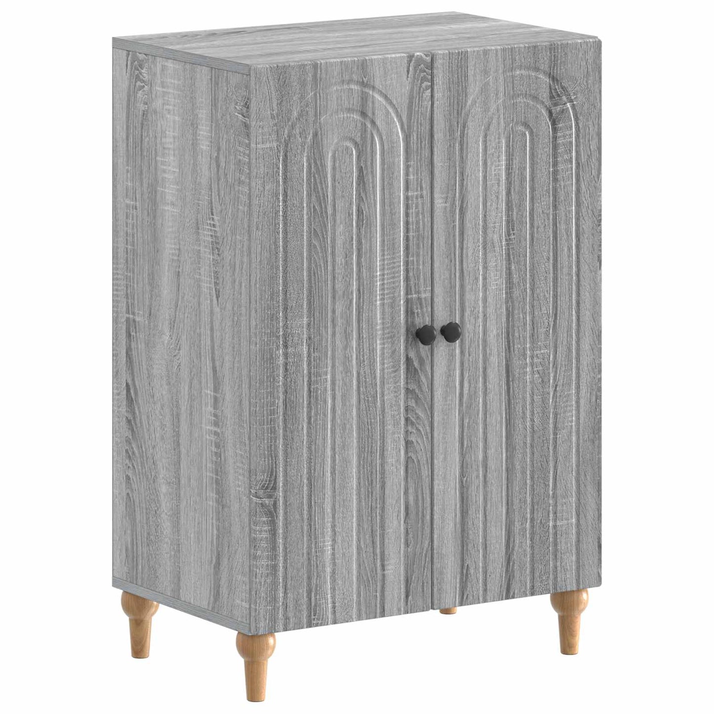 Sko Skap ALKMAAR 59,5 x 39,5 x 90 cm Konstruert tre Grå Sonoma