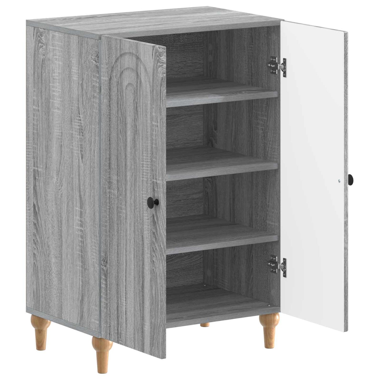 Sko Skap ALKMAAR 59,5 x 39,5 x 90 cm Konstruert tre Grå Sonoma