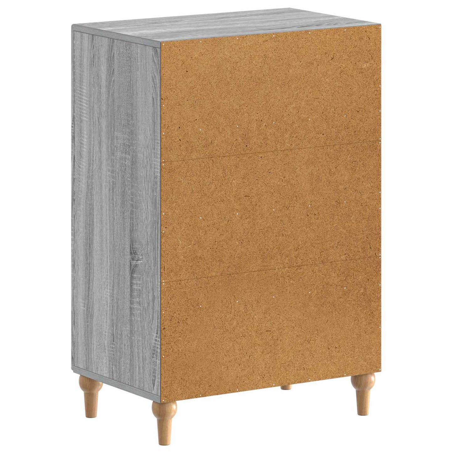 Sko Skap ALKMAAR 59,5 x 39,5 x 90 cm Konstruert tre Grå Sonoma