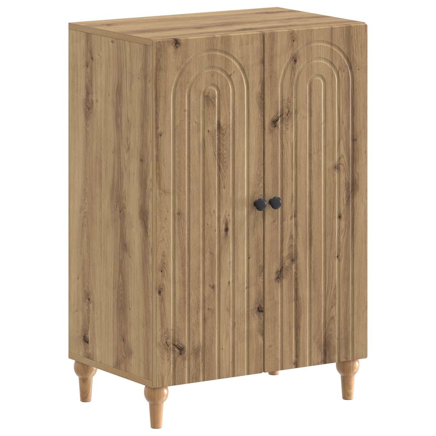 Sko Skap ALKMAAR 59,5 x 39,5 x 90 cm Konstruert tre Artisan eik