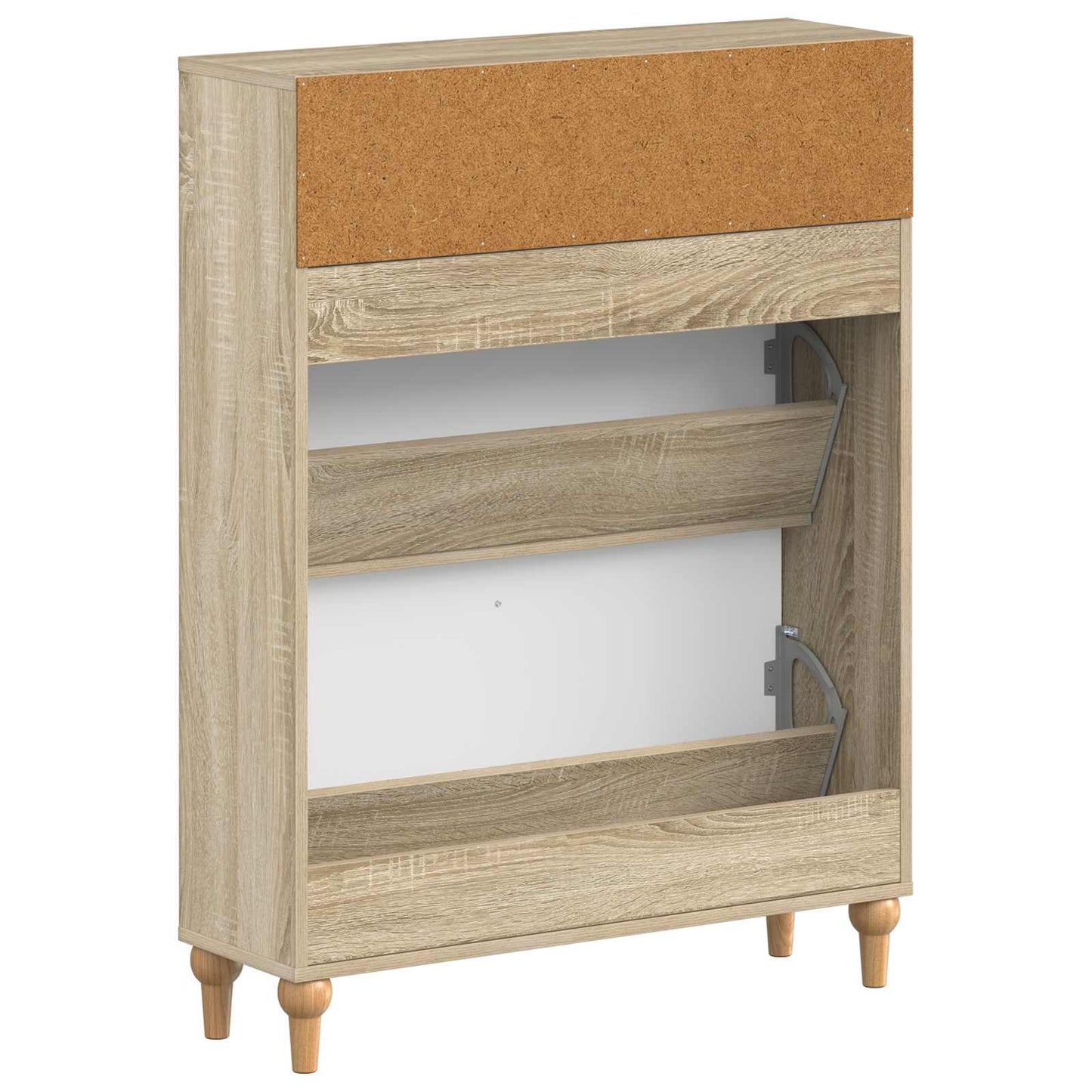 Sko Skap ALKMAAR 78 x 24 x 103 cm Konstruert tre Sonoma eik