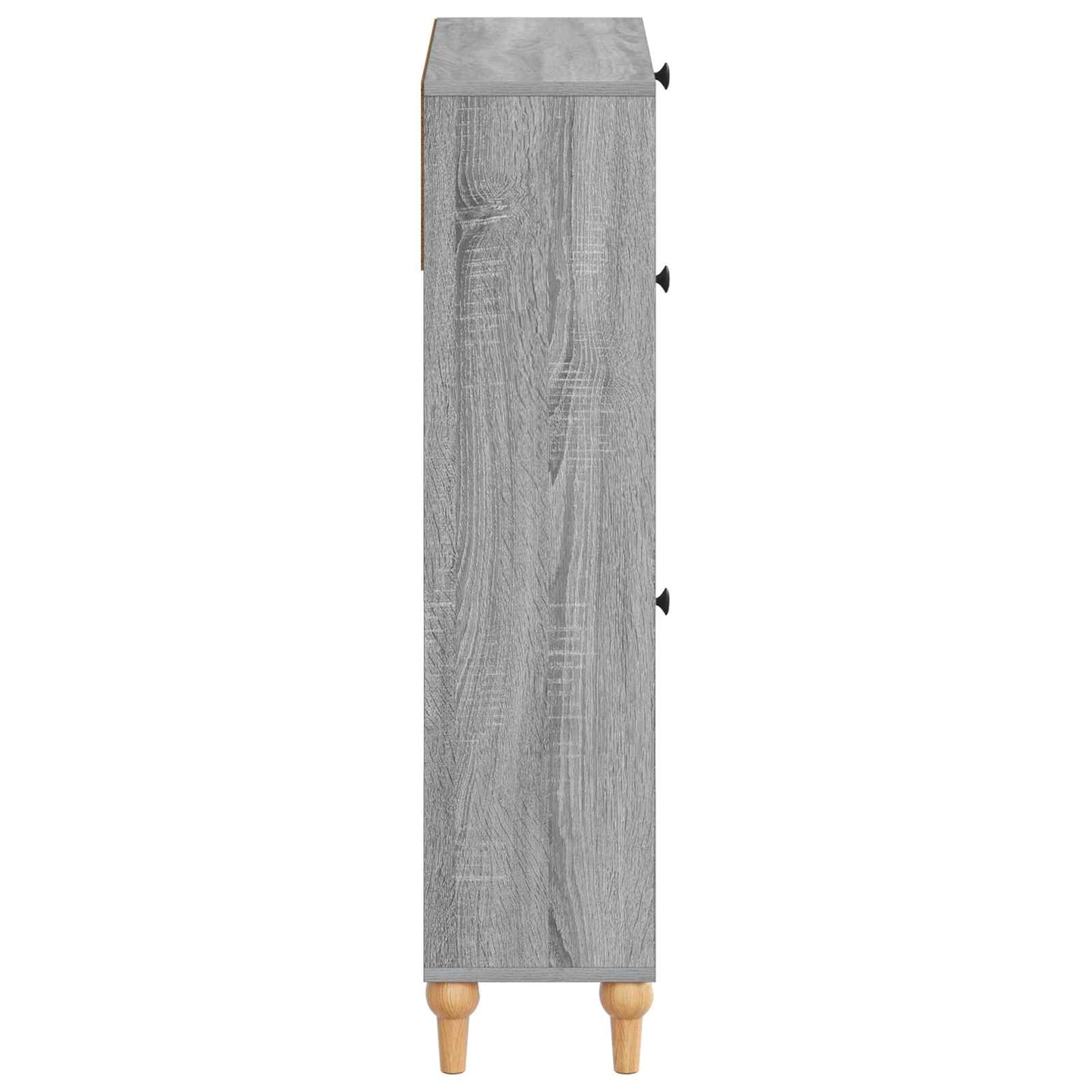 Sko Skap ALKMAAR 78 x 24 x 103 cm Konstruert tre Grå Sonoma