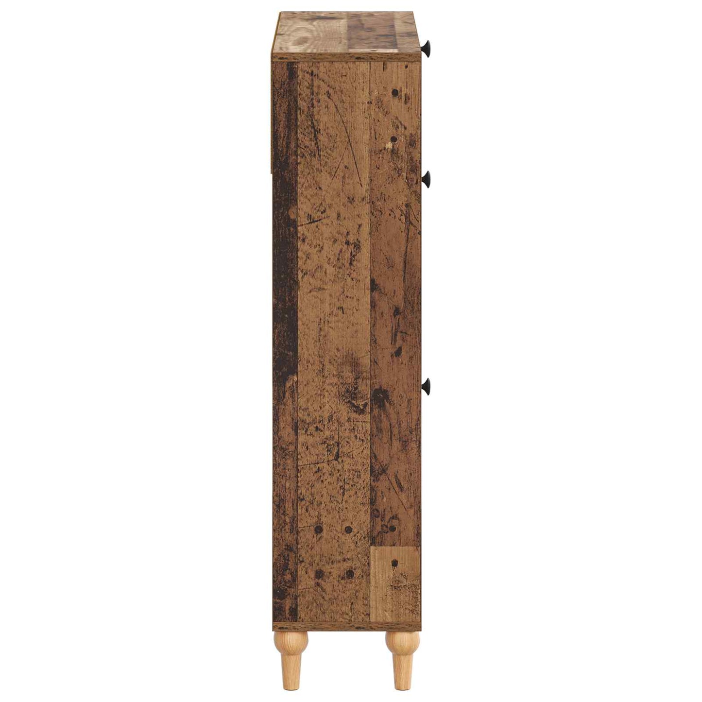 Sko Skap ALKMAAR 78 x 24 x 103 cm Konstruert tre Gammelt tre