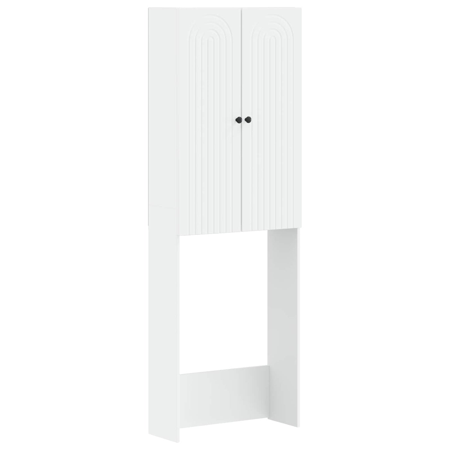 Toalett skap ALKMAAR Hvit 66 x 25,5 x 190 cm Konstruert tre