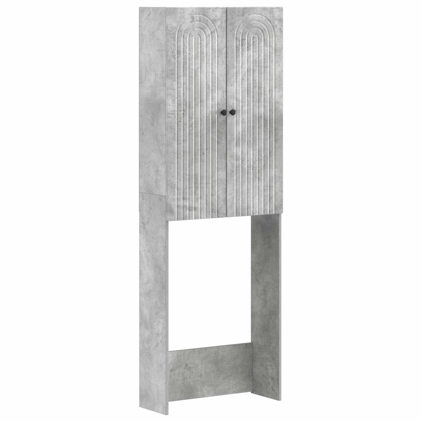Toalett skap ALKMAAR Betonggrå 66 x 25,5 x 190 cm