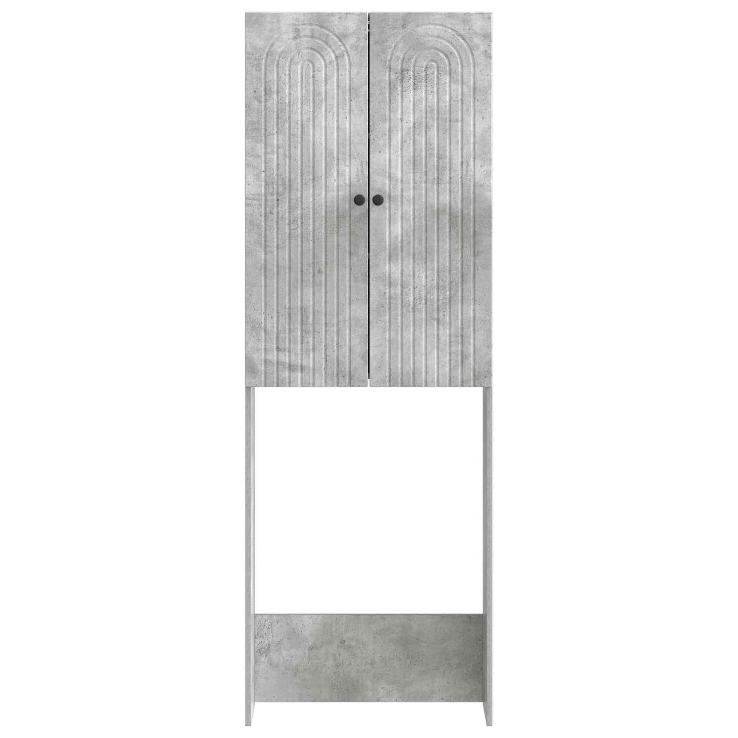 Toalett skap ALKMAAR Betonggrå 66 x 25,5 x 190 cm