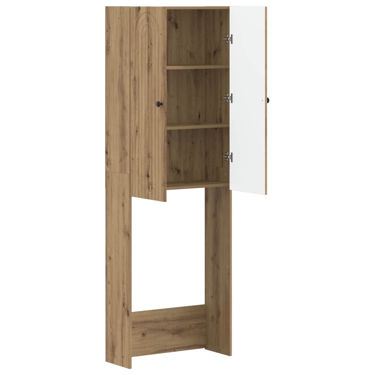 Toalett skap ALKMAAR Artisan eik 66 x 25,5 x 190 cm
