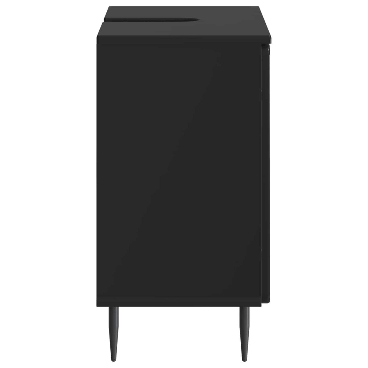 Baderomsvaskeskap ZWOLLE Svart 59,5 x 31,5 x 59 cm