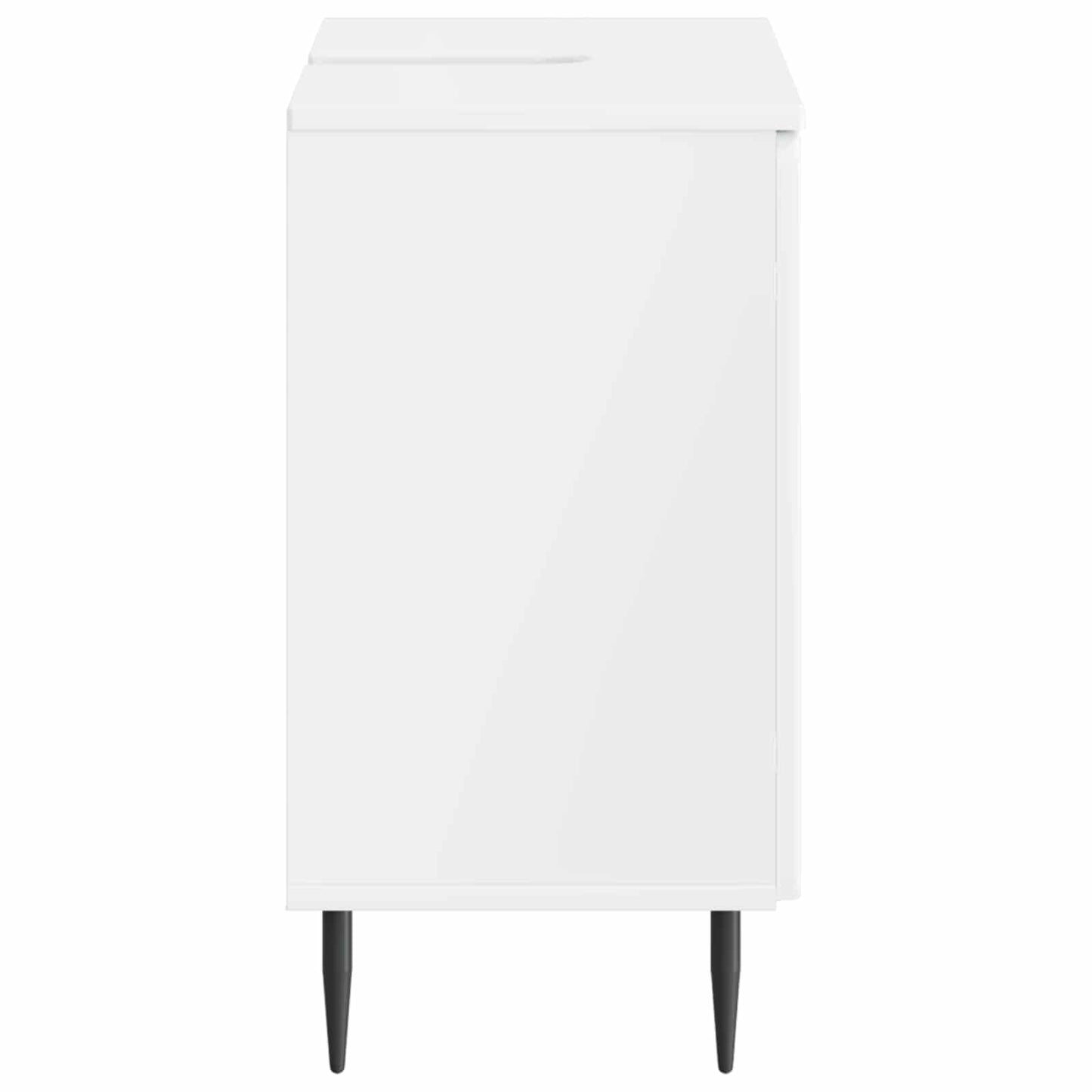 Baderomsvaskeskap ZWOLLE Høgglans hvit 59,5 x 31,5 x 59 cm