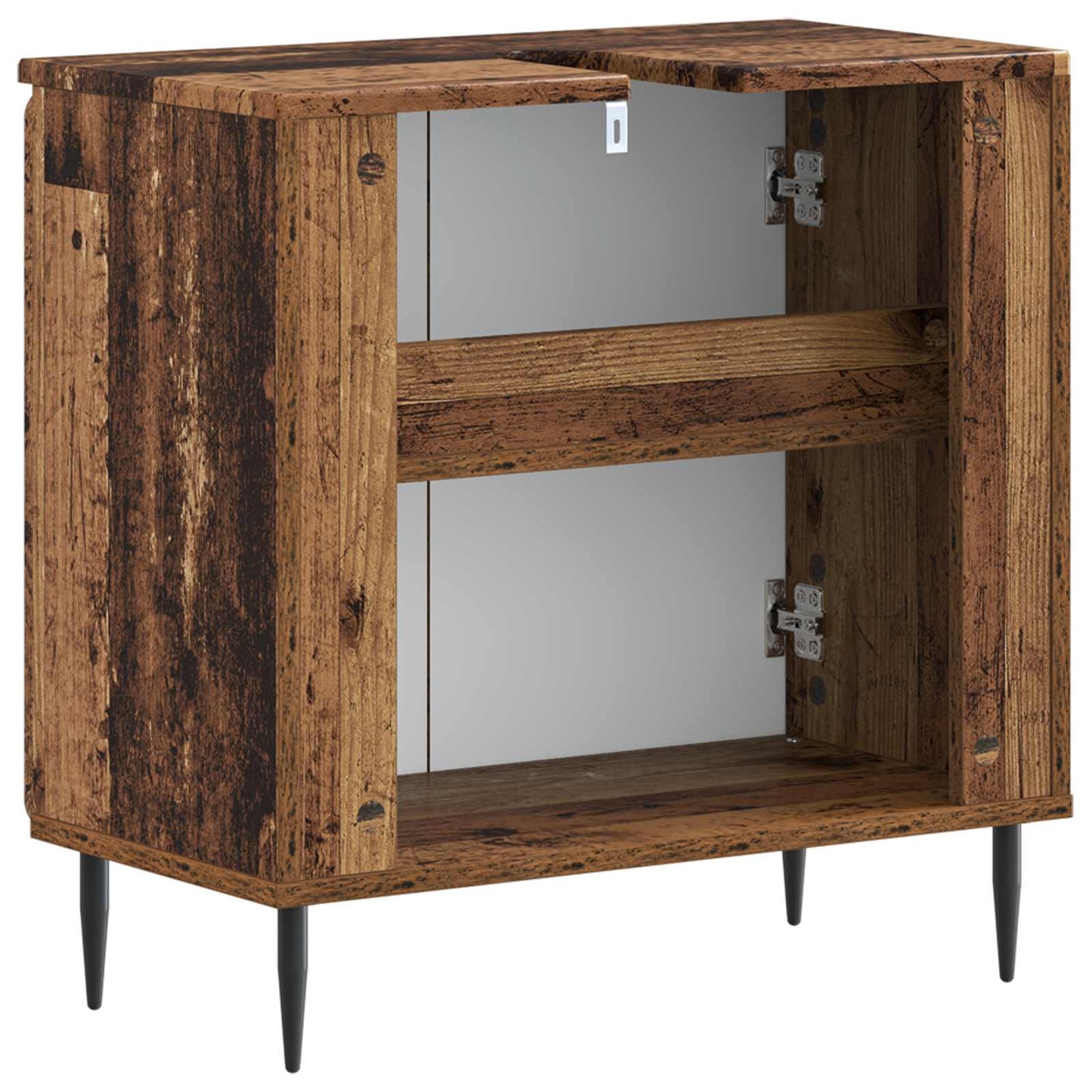 Baderomsvaskeskap ZWOLLE Gammelt tre 59,5 x 31,5 x 59 cm