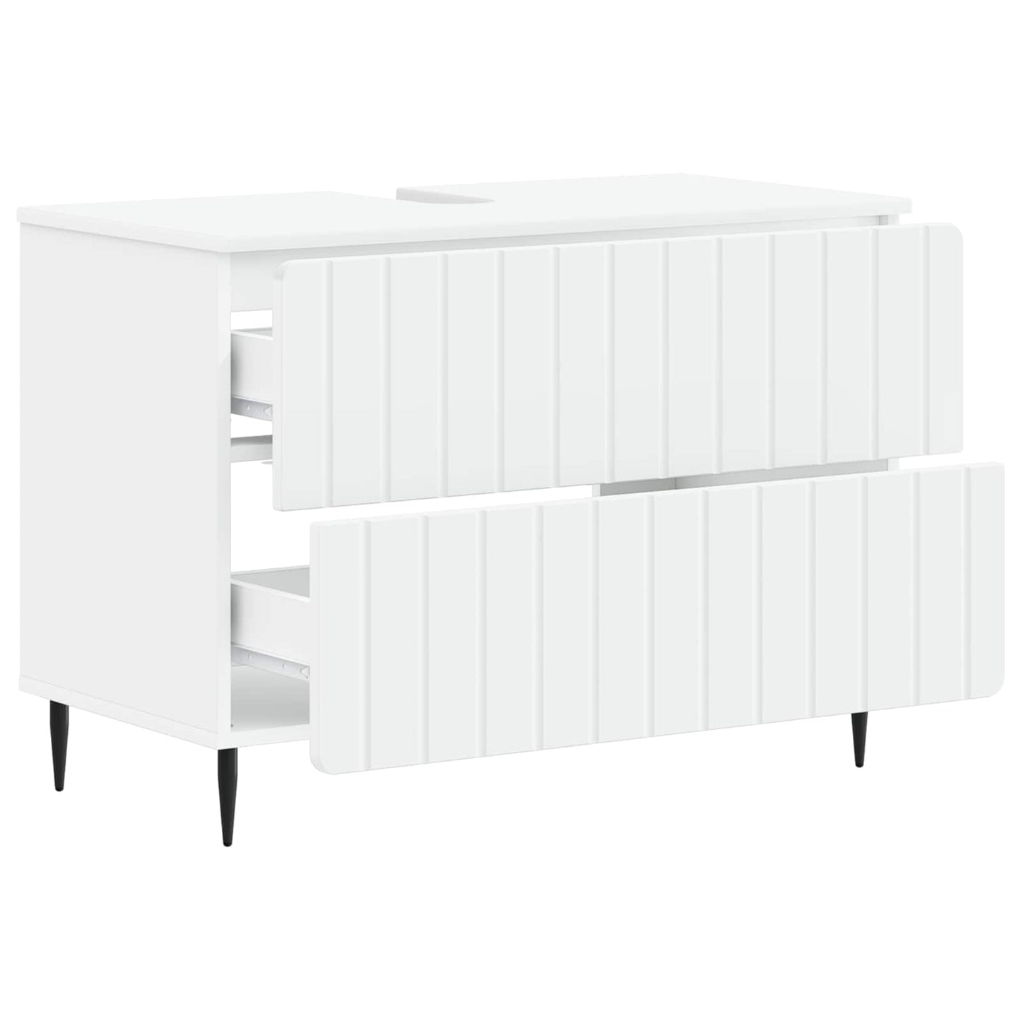 Baderomsvaskeskap ZWOLLE Hvit 82 x 41 x 58,5 cm Konstruert tre