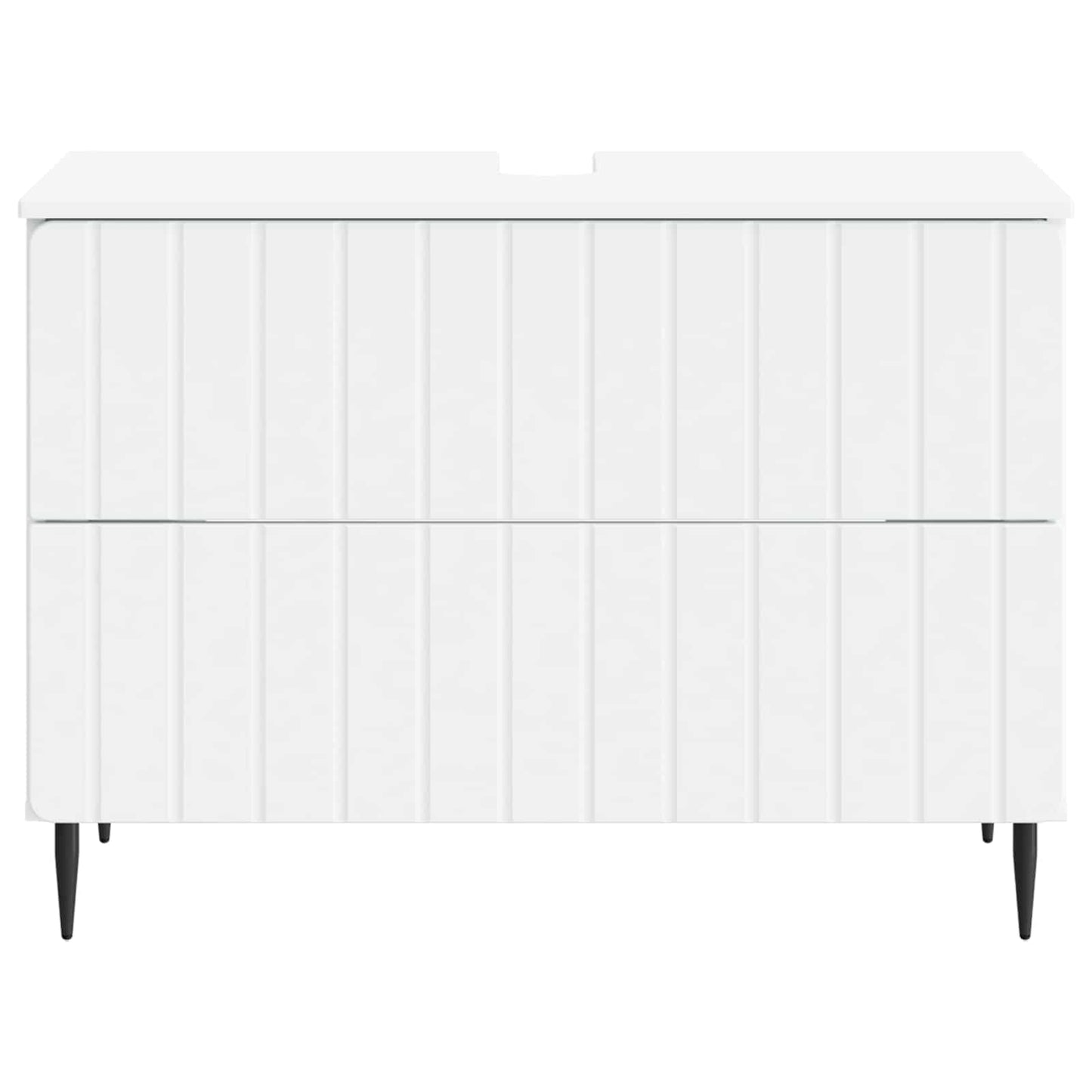 Baderomsvaskeskap ZWOLLE Hvit 82 x 41 x 58,5 cm Konstruert tre