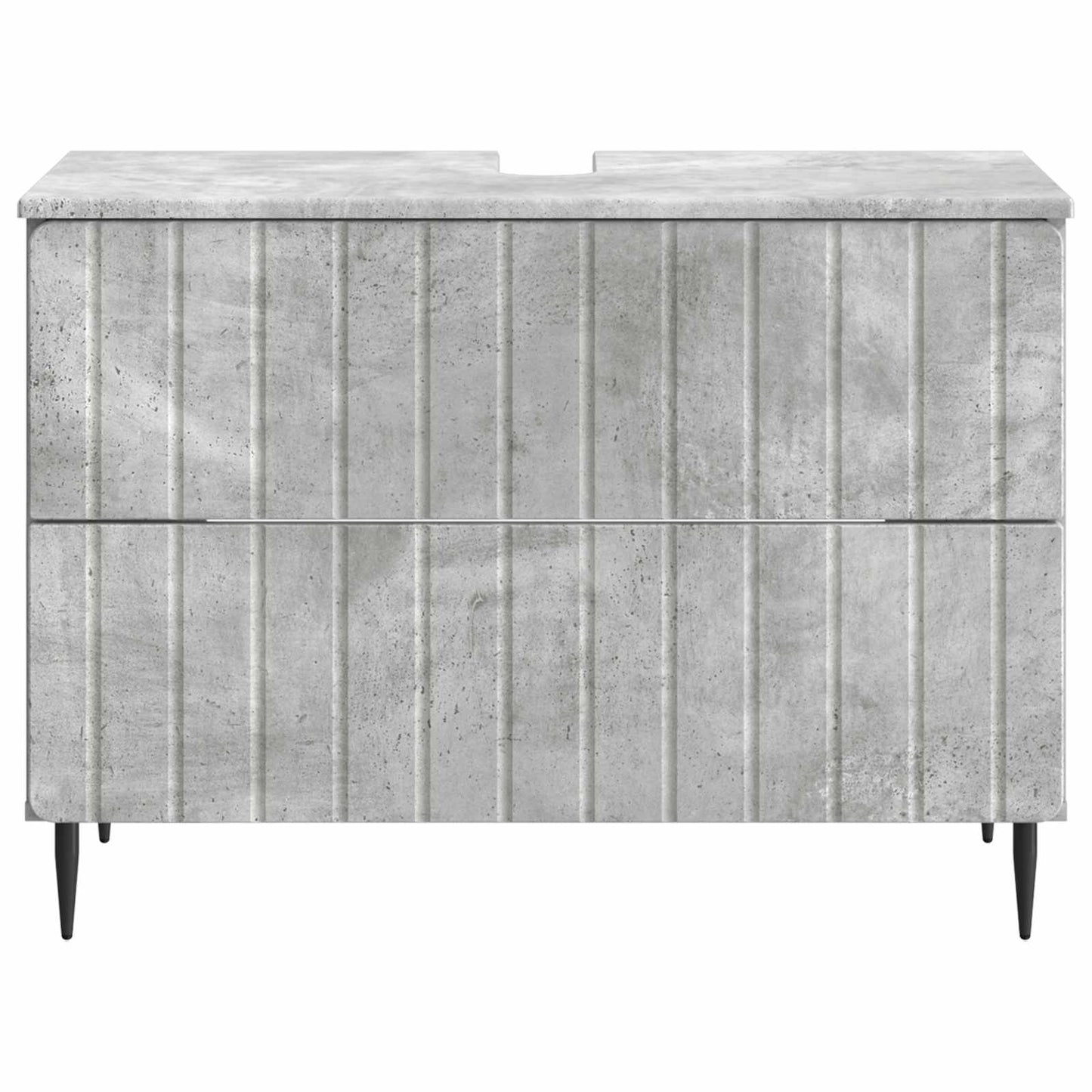 Baderomsvaskeskap ZWOLLE Betonggrå 82 x 41 x 58,5 cm