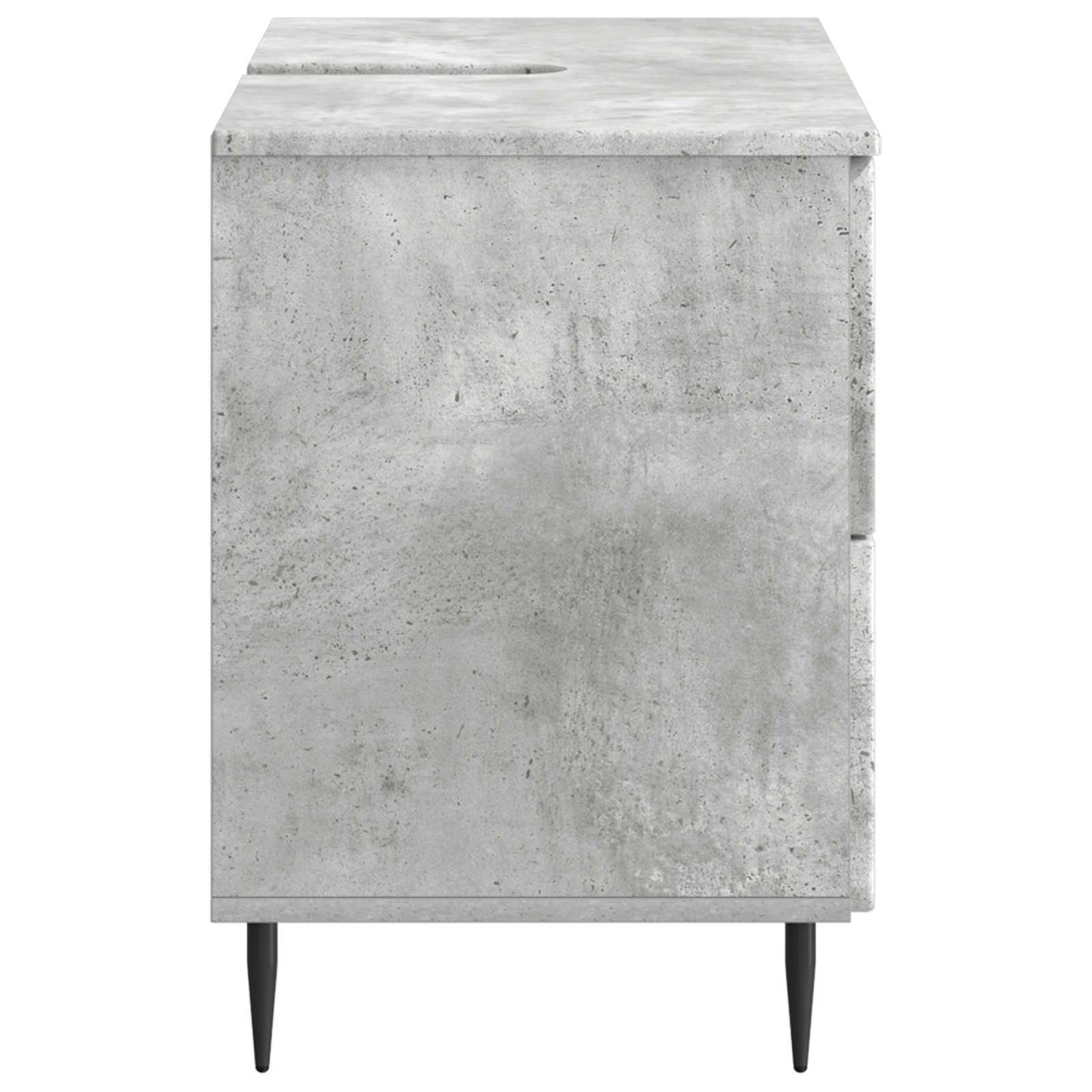 Baderomsvaskeskap ZWOLLE Betonggrå 82 x 41 x 58,5 cm