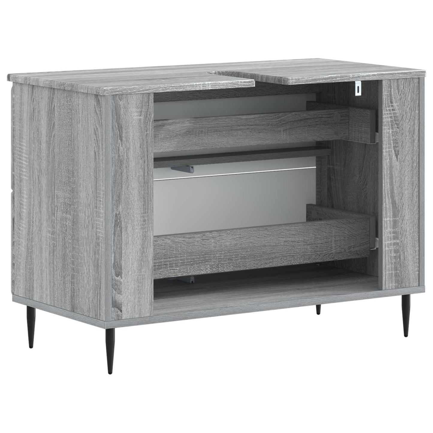 Baderomsvaskeskap ZWOLLE Grå Sonoma 82 x 41 x 58,5 cm