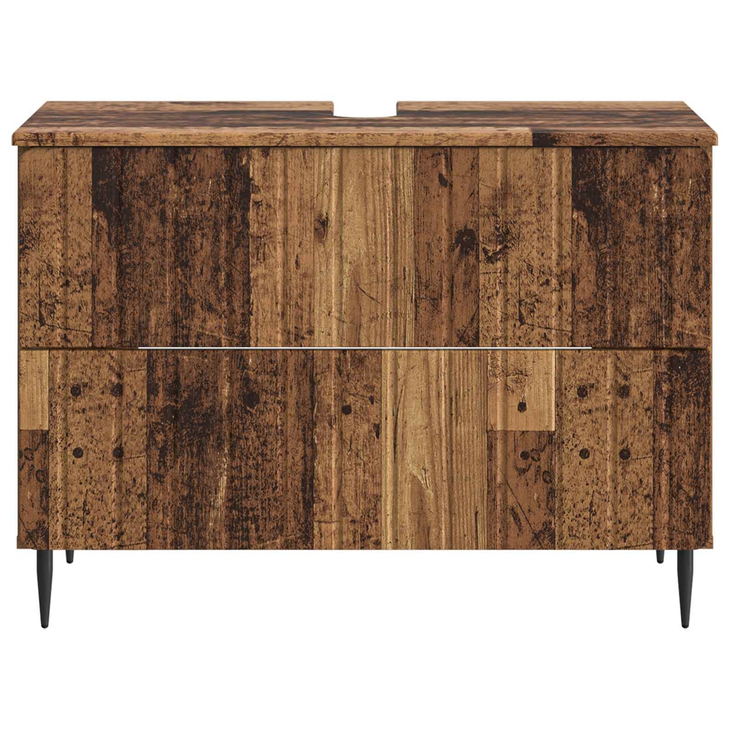 Baderomsvaskeskap ZWOLLE Gammelt tre 82 x 41 x 58,5 cm