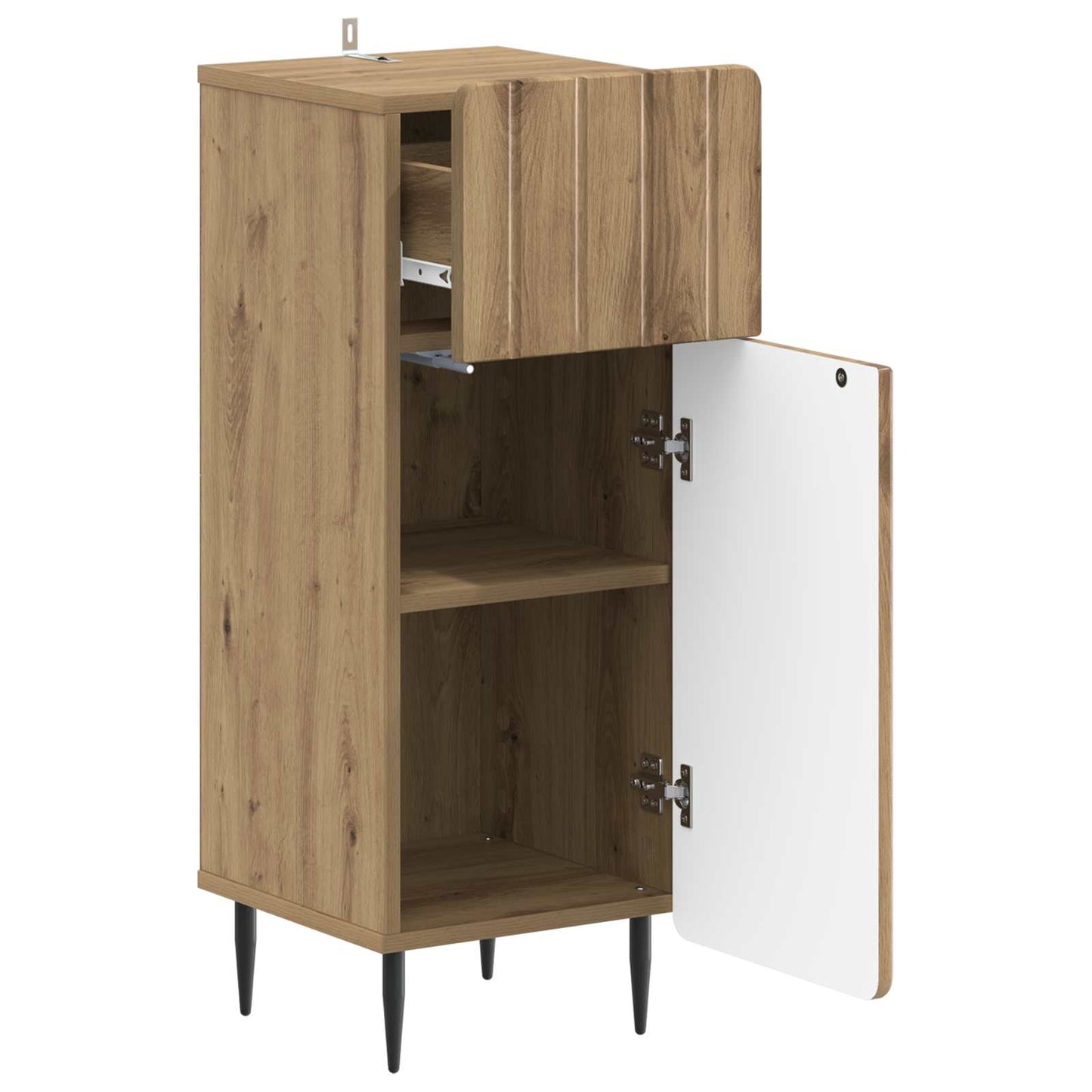 Baderom Oppbevaringsskap ZWOLLE Artisan eik 30 x 31 x 79,5 cm